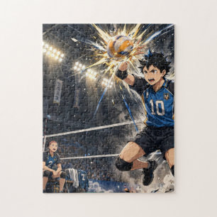 Anime Volleybal Smash Legpuzzel