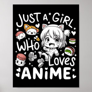 Anime voor tienermeisjes gewoon een meisje dat van poster