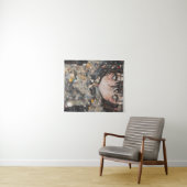 Anime Vrouw Collage Wandkleed (In Situ (horizontaal))