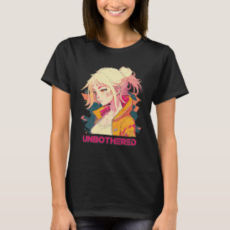 Anime Vrouwen Tshirts | Ongestoord meisje T-shirt