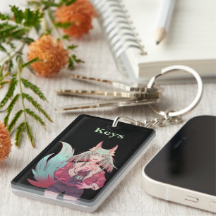 Anime, VTuber, keys Sleutelhanger