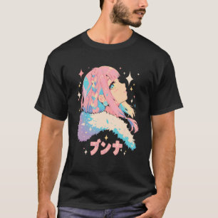 Anime Waifu Schattig Anime Manga Kat Girl Schattig T-shirt