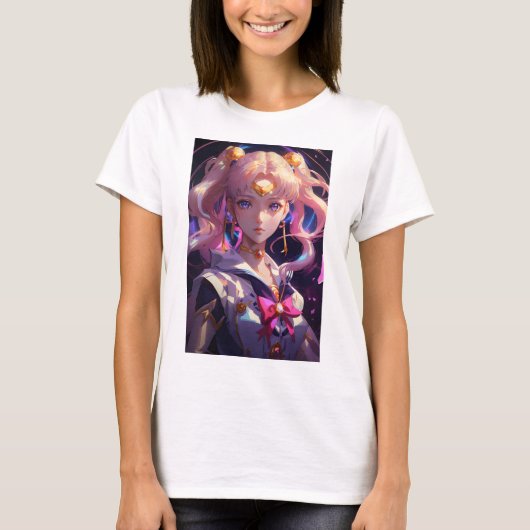 Anime waifu t-shirt (Voorkant)