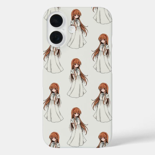 Anime Web Girl Manga Pattern Design Case-Mate iPhone Case (Achterkant)