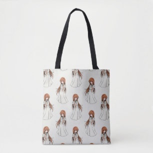 Anime Web Girl Manga Pattern Design Draagtas