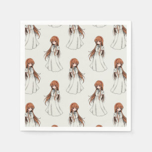 Anime Web Girl Manga Pattern Design Servet