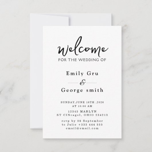 Anime Wedding  Invitation (Devant)