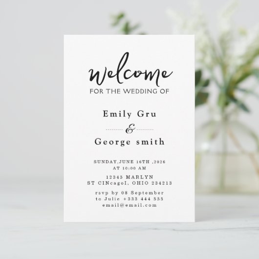 Anime Wedding Invitation (Debout devant)