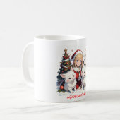 Anime Weihnachtstasse  Koffiemok (Voorkant links)