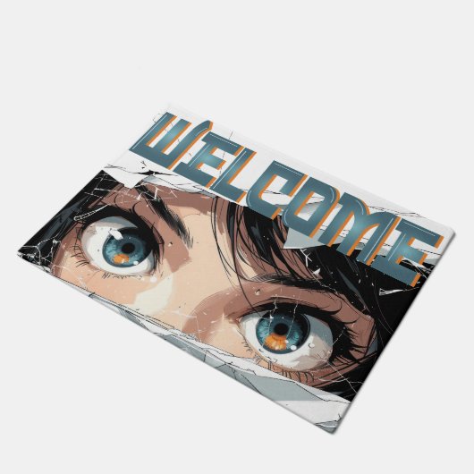 anime welcome door mat (Schuin)