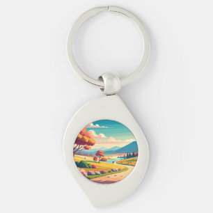 Anime wereld sleutelhanger
