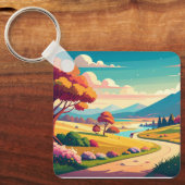 Anime wereld sleutelhanger (Voorkant)