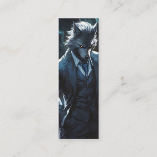 Anime Werewolf Gentleman Mini Visitekaartje