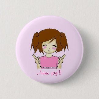 Anime Yay!! knoop Ronde Button 5,7 Cm