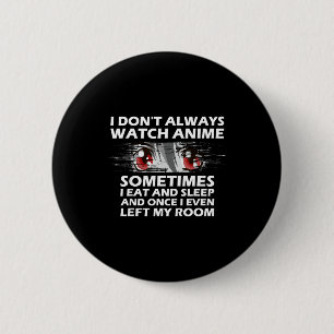Animeaansluiting voor tienermeisjes vrouwen jongen ronde button 5,7 cm