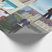 Animeachtige jongens die papier verpakken (Hoek)