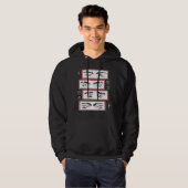 Animeer ogen met Japanse tekens   Hoodie (Voorkant volledig)