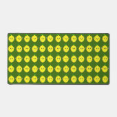 Animes de citron mignons sur tapis de bureau vert (Recto)