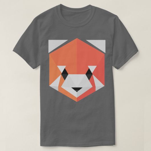 Animinerood Panda geel T-shirt (Design voorkant)