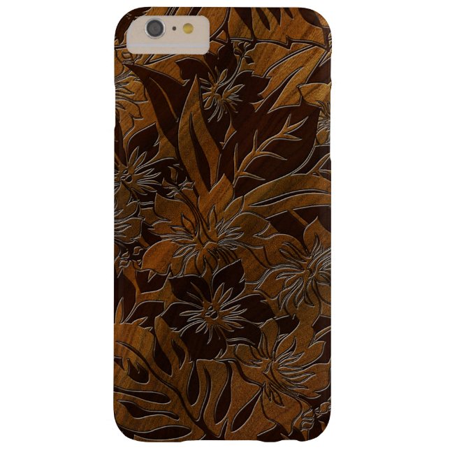Anini Beach Faux Wood Hawaiian Case-Mate iPhone Case (Achterkant)