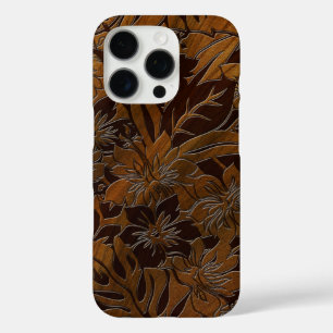 Anini Beach Faux Wood Hawaiian Elm iPhone 16 Pro Hoesje