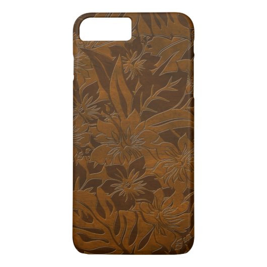 Anini Beach Faux Wood Hawaiian iPhone 7 hoesje (Achterkant)
