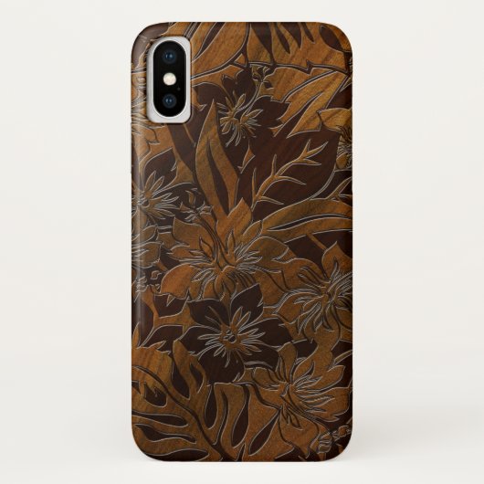 Anini Beach Faux Wood Hawaiian iPhone 7 hoesje (Achterkant)