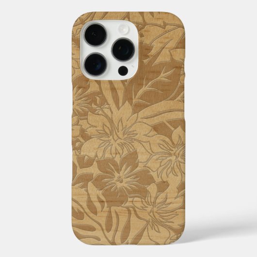 Anini Beach Faux Wood Hawaiian Maple Case-Mate iPhone Case (Achterkant)