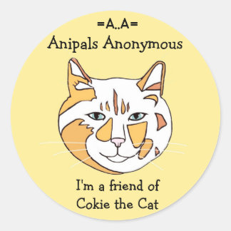 Anipals Anonymous Cokie Stickers