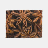Anise Stars Pattern Fleece Deken (Voorkant (Horizontaal))