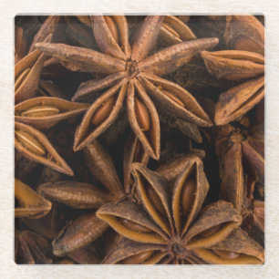 Anise Stars Pattern Glazen Onderzetter