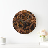 Anise Stars Pattern Grote Klok (Huis)