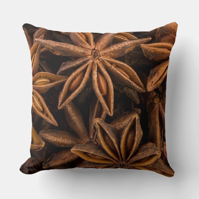Anise Stars Pattern Kussen (Voorkant)