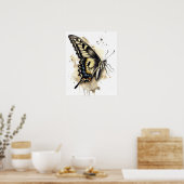 Anise Swallowtail Butterfly Art Print Poster (Keuken)