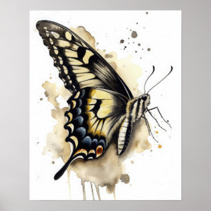 Anise Swallowtail Papillon Art Imprimer Poster