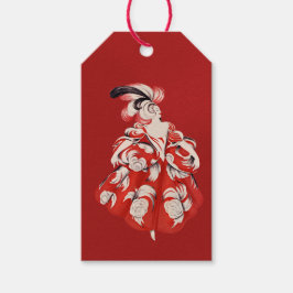 Anisette Red Gift Tags Cadeaulabel