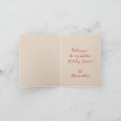 Anisette Red Holiday Folded Card Feestdagen Kaart (Binnen)
