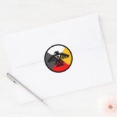 Anishinabek Dodem & 4 Routebeschrijving Sticker (Envelop)
