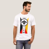 Anishinabek Dodem et T-shirt de 4 directions (Devant entier)