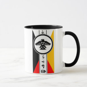 Anishinabek Dodem et tasse de 4 directions