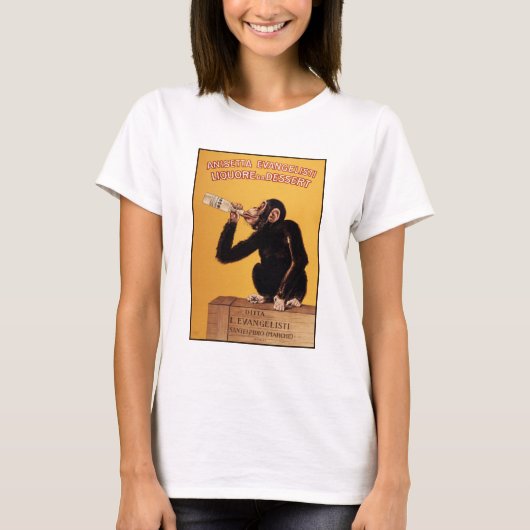 Anissetta Liquor Monkey T-shirt (Voorkant)
