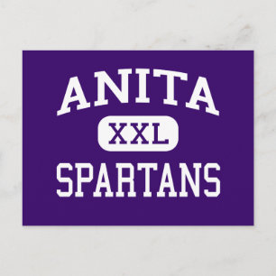 Anita - Spartans - Anita High School - Anita Iowa Briefkaart