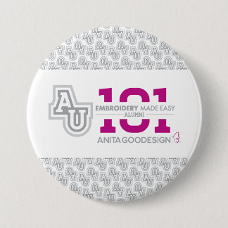 Anita's universitaire klas ronde button 7,6 cm