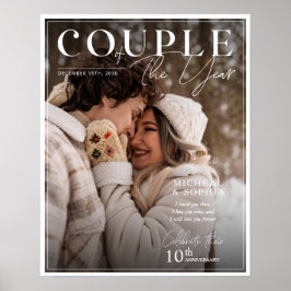 Aniversary Magazine Foto Hoesje Personaliseren Pos Poster