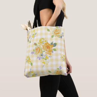 Anja buttercup Gingham Draagtas
