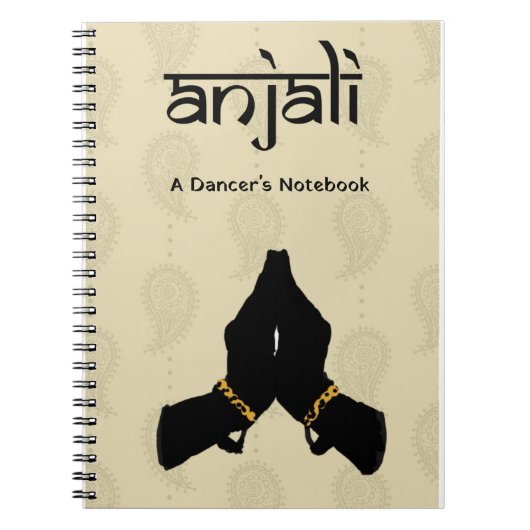 Anjali: Een danseres notitieboek (Voorkant)