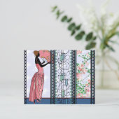 Anjanette en Peach & Blue - Cartes postales (Debout devant)