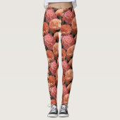 Anjer Bloem Rennende Anjer Esthetiek Voor Leggings (Voorkant)