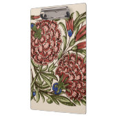 Anjer Bloem Tegel Antiek Rustieke Kunst Klembord (Links)