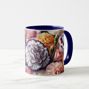 Anjer bloemen mok